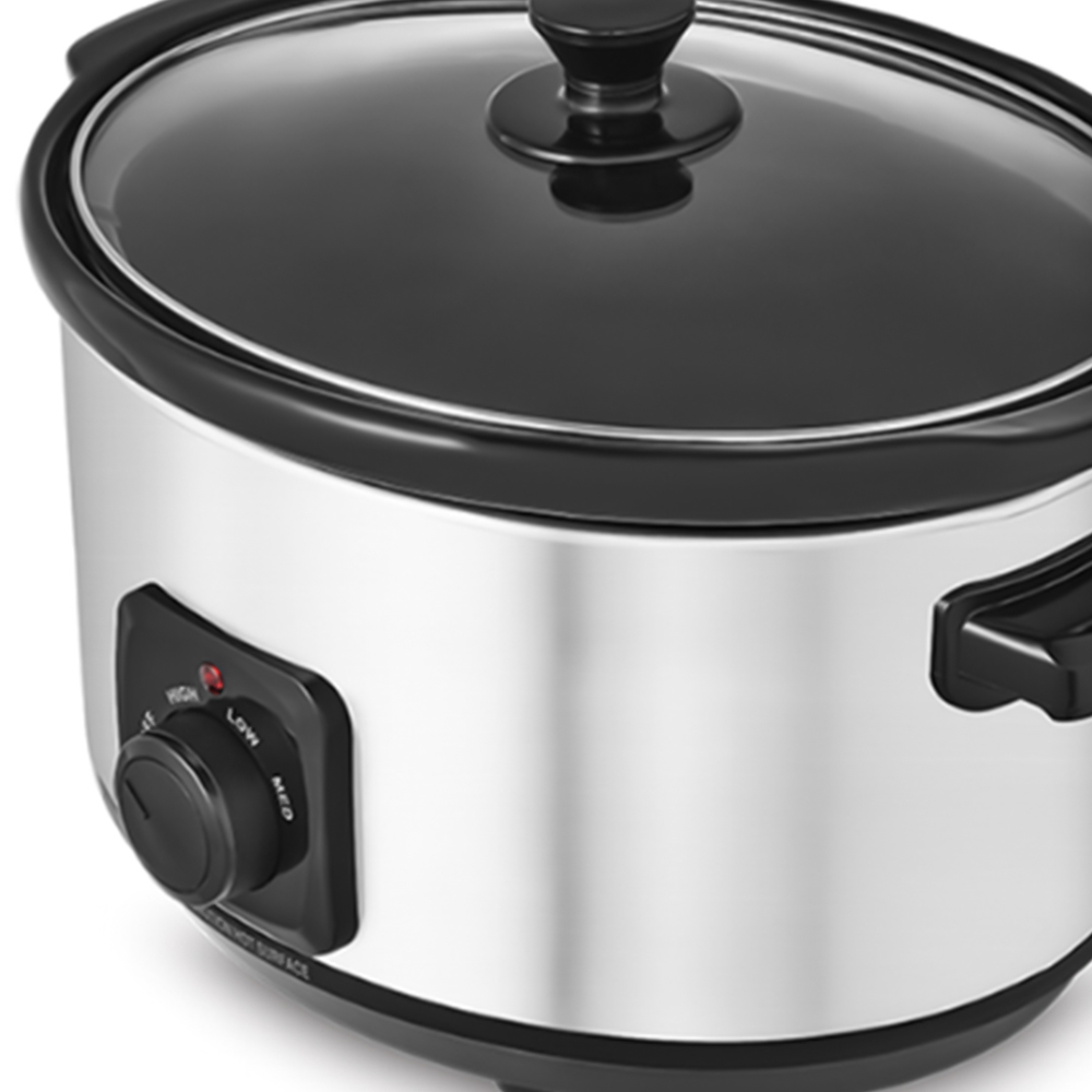 Morphy Richards 638205 Brushed Stainless Steel 6.5L Slow Cooker Image 3