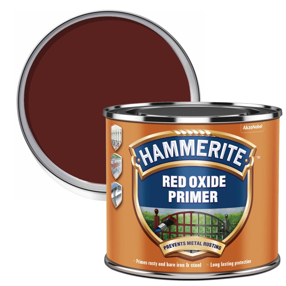 Hammerite Red Oxide Primer 500ml Image 1