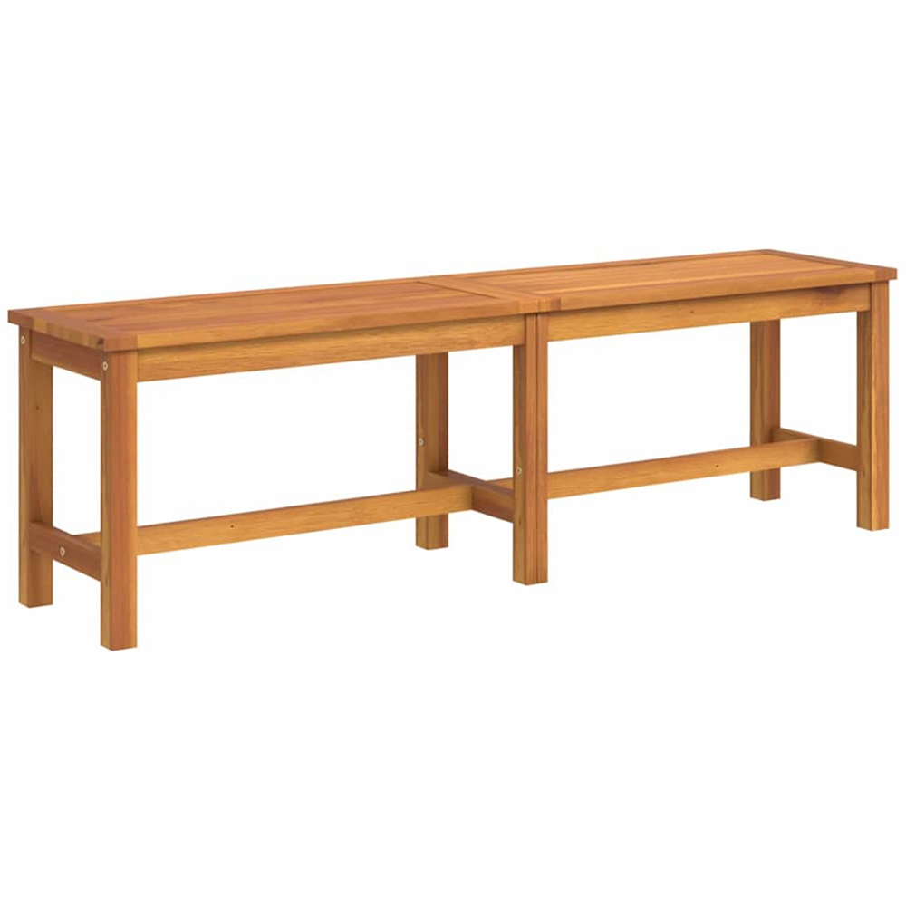 vidaXL Brown Solid Wood Acacia Garden Bench 150cm Image 2