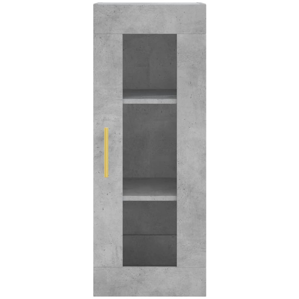 vidaXL 2 Door Concrete Grey Highboard Image 4