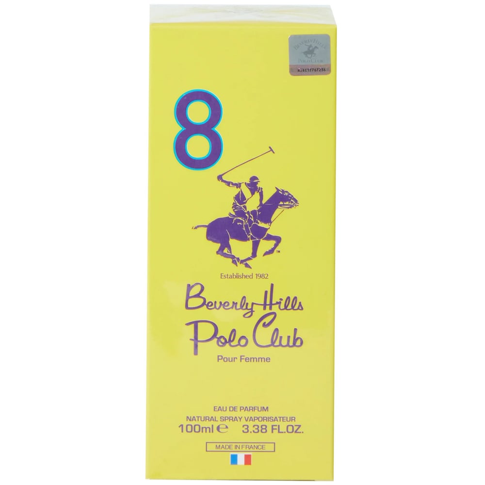 Beverly Hills Polo Club Women Eight Yellow Eau De Parfum 100ml Spray Image