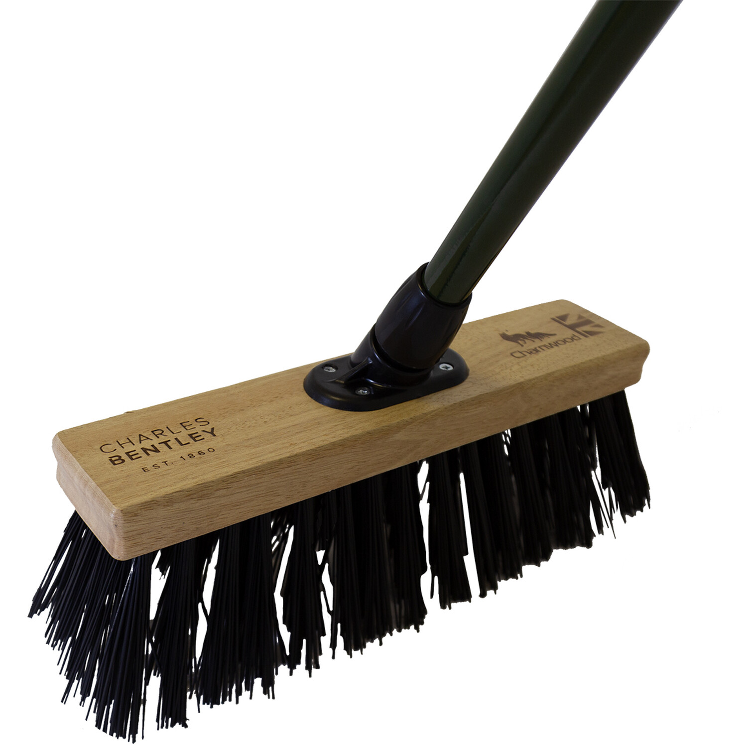 Charnwood PVC Yard Broom with Handle 1.5m Wilko