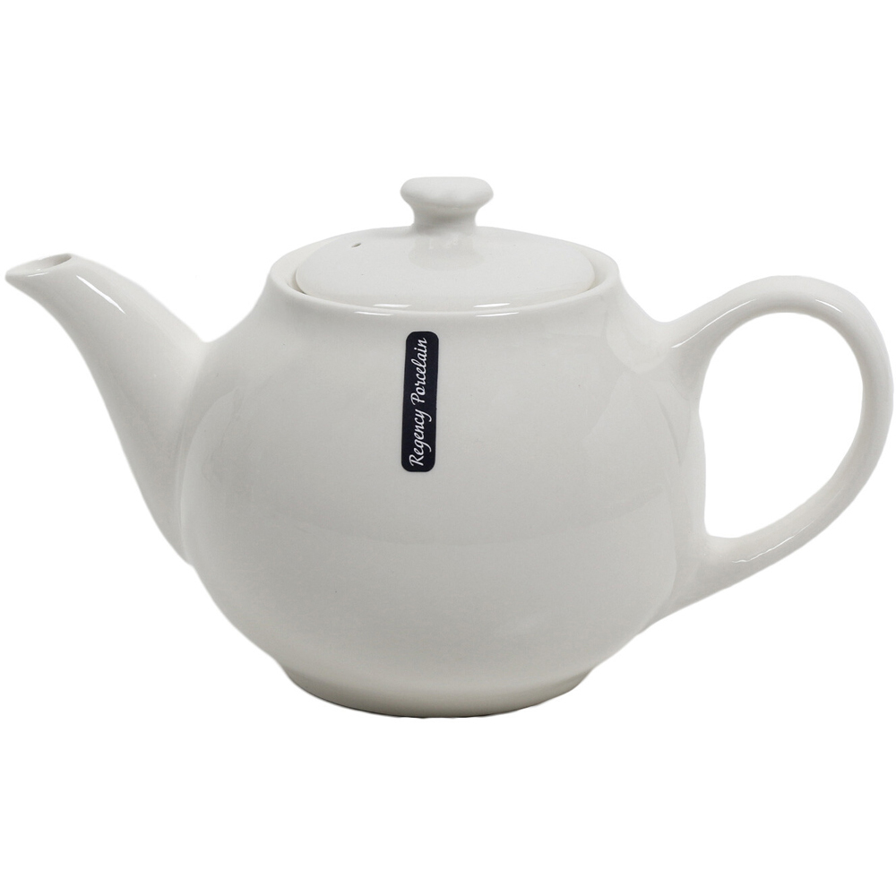 Regency Porcelain White Teapot Image 1