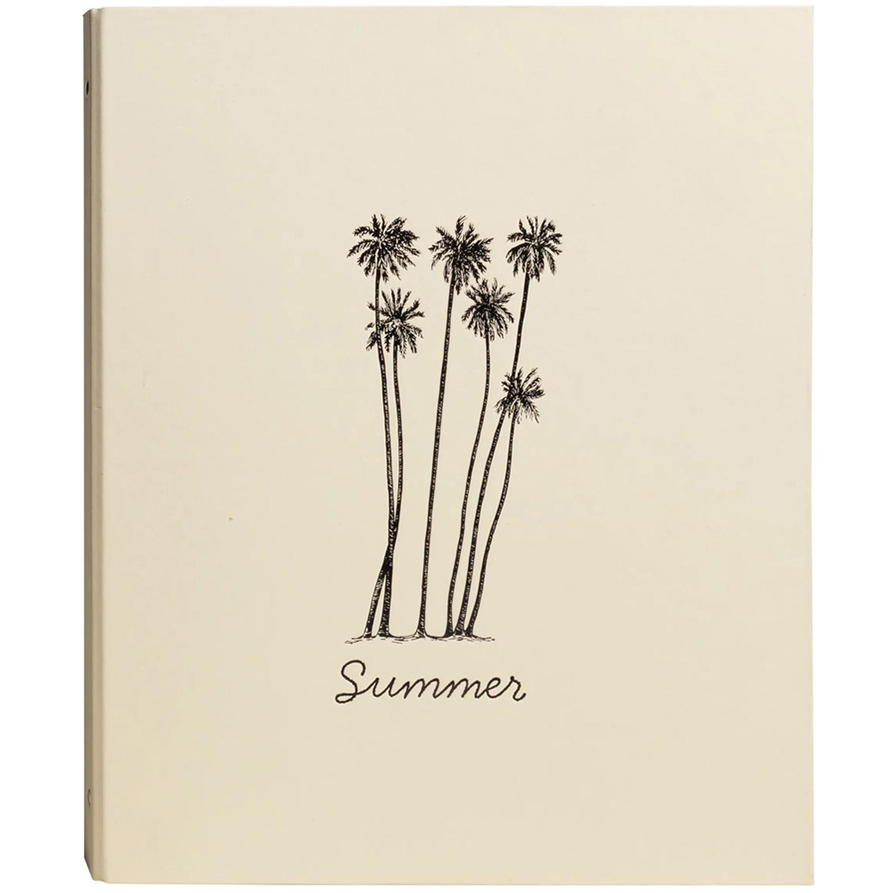 Exacompta Summertime Pastel Yellow Photo Binder 60 Sheets 120 Photos Image 2