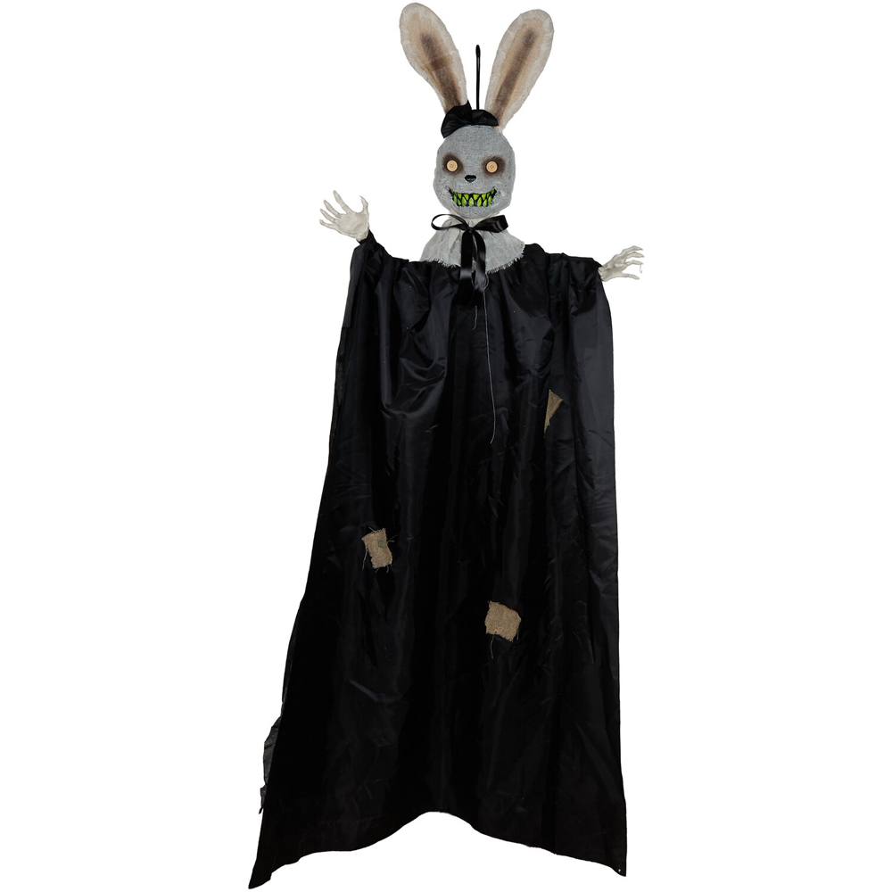 Hanging Halloween Rabbit Decoration Black Image 4