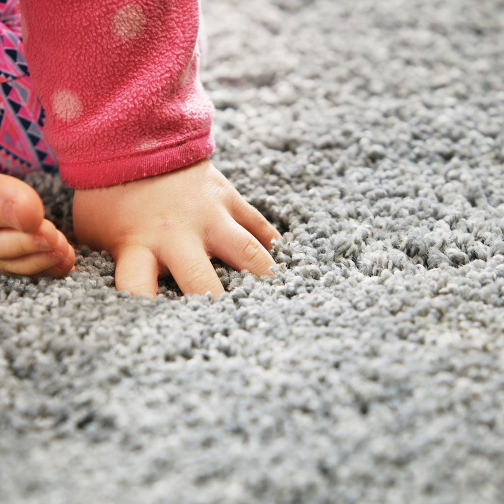 My Rug Ghost Grey Round Rug 100cm Image 3