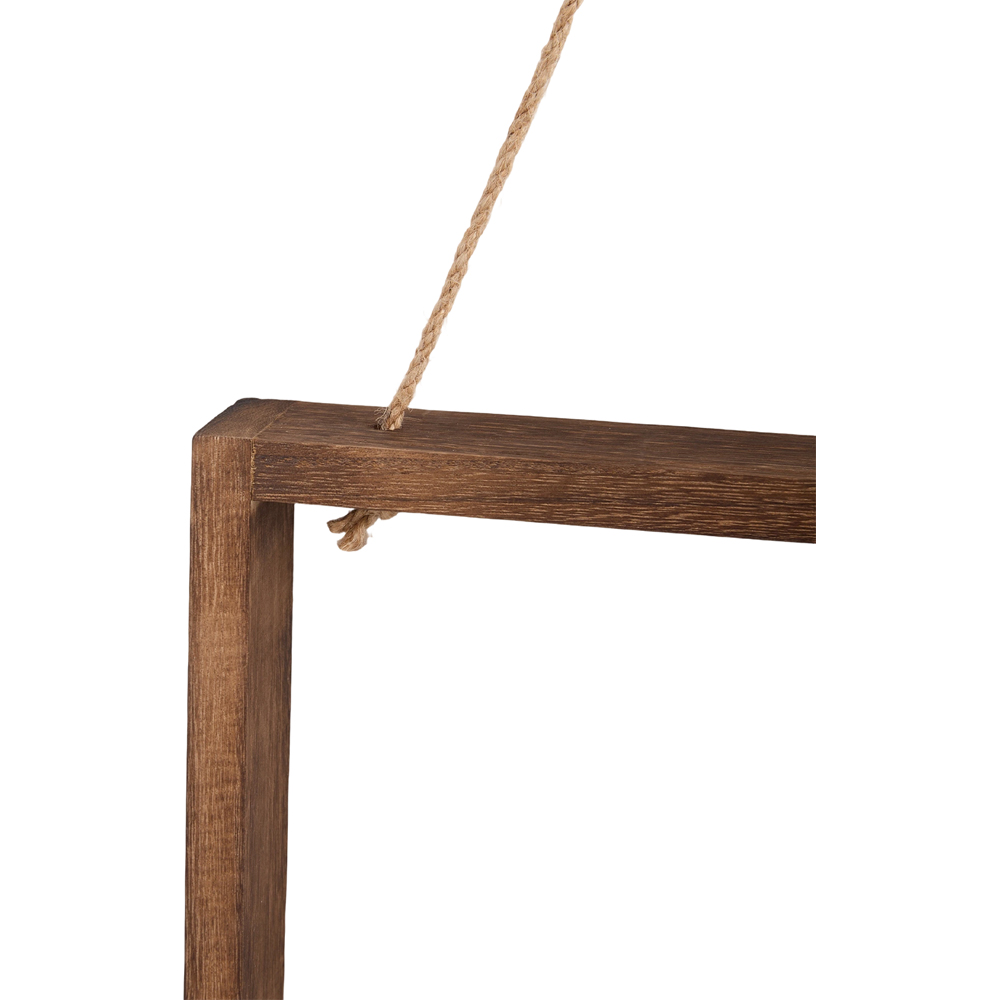 Living and Home 5 Tube Walnut Wall Mounted Plant Propagation Station Image 6