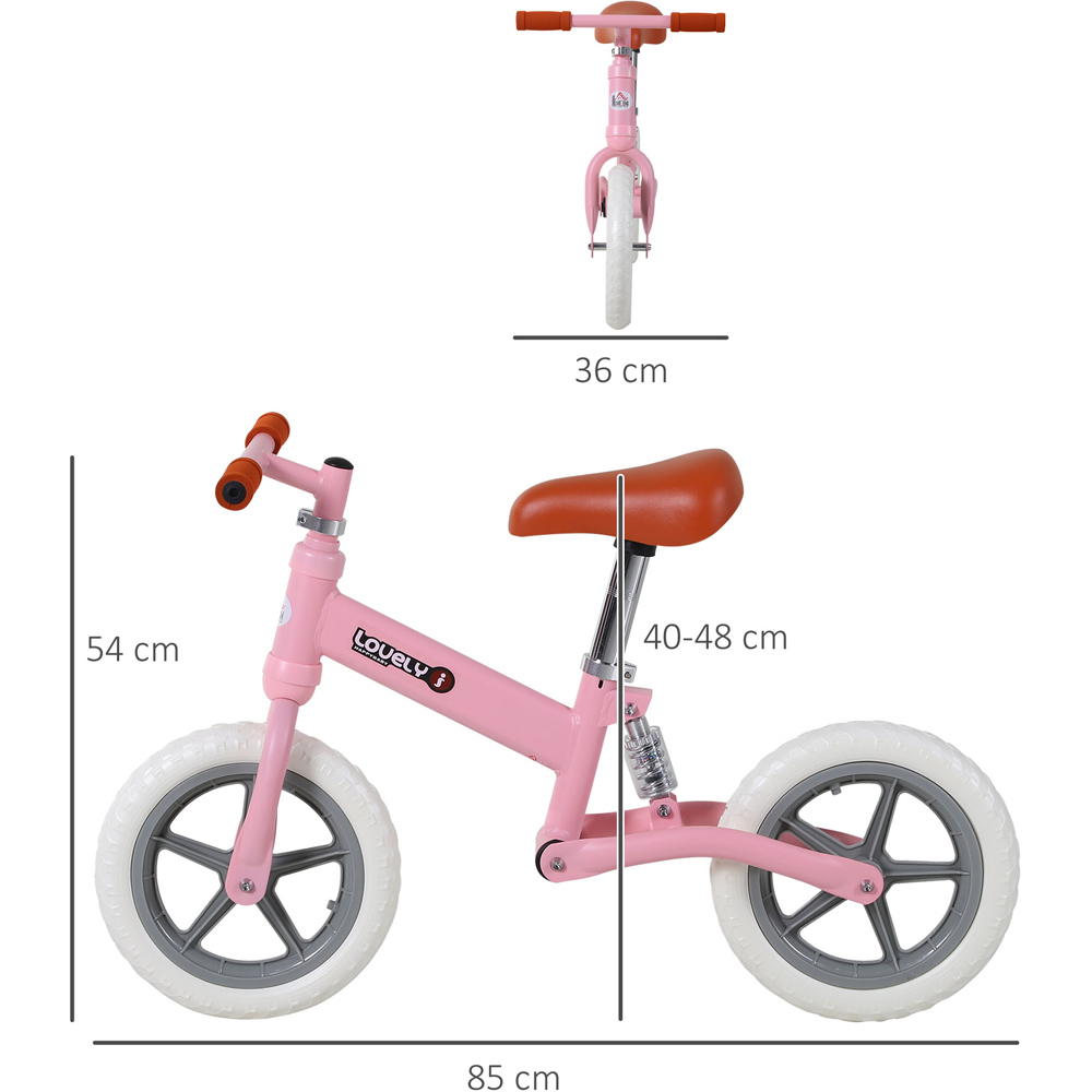 Tommy Toys Pink Toddler Balance No Pedal Bike Image 6