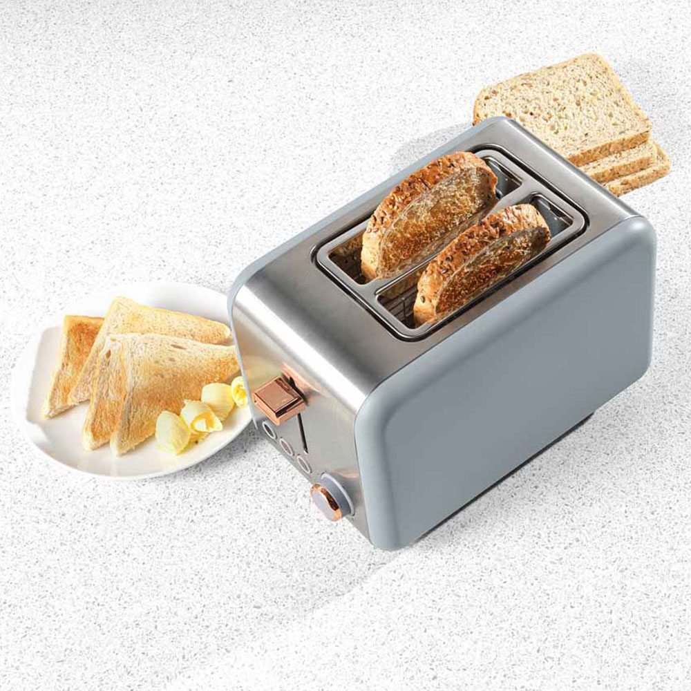 Salter Grey 2 Slice Toaster Image 8