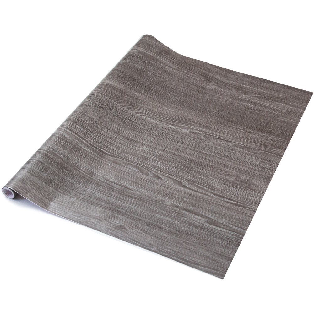 d-c-fix Oak Sheffield Pearl Grey Sticky Back Plastic Vinyl Wrap Film 67.5cm x 10m Image 2