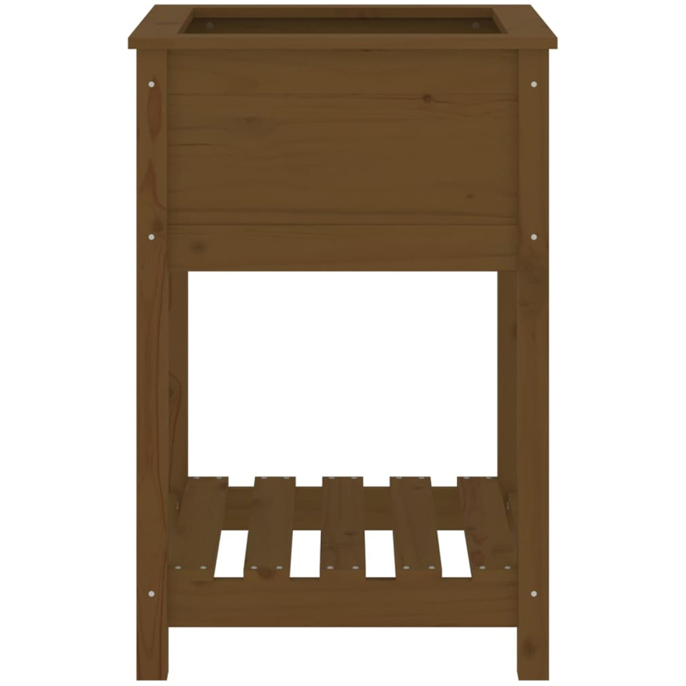 vidaXL Brown Wooden Garden Planter 57 x 54 x 81cm Image 4