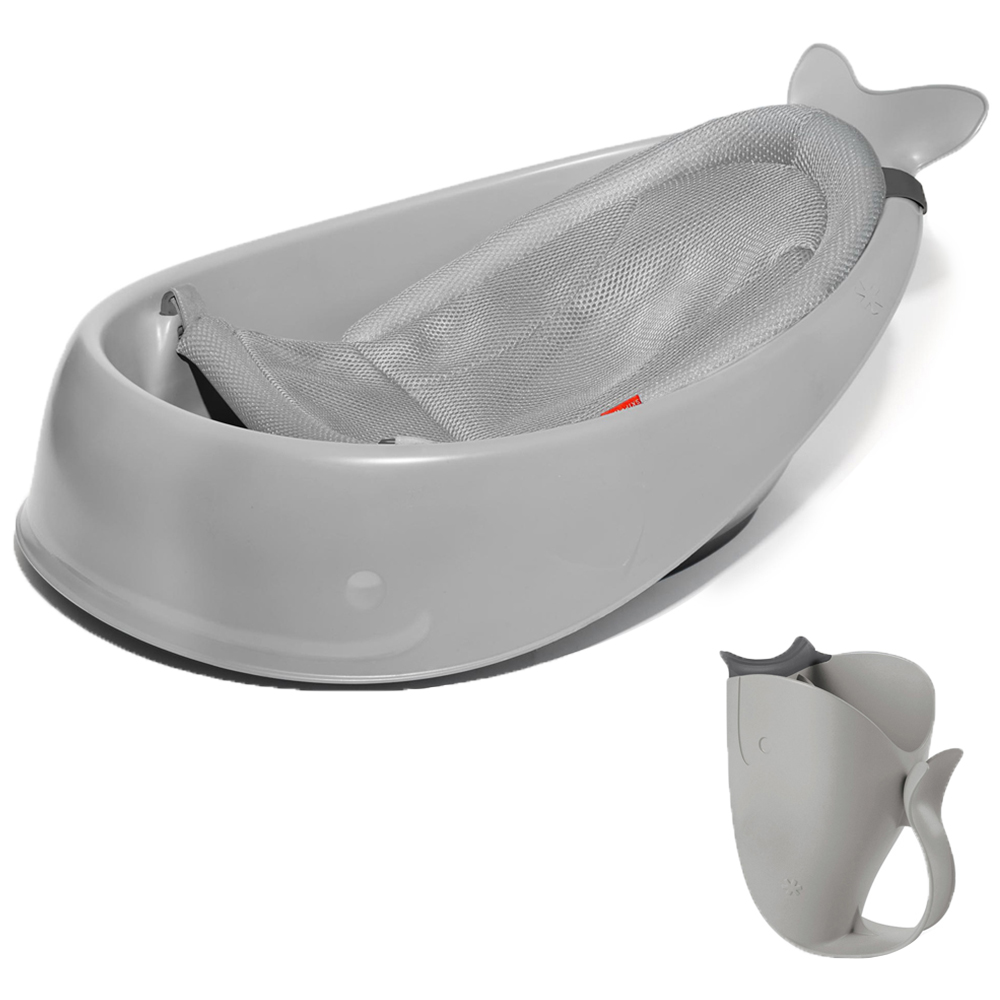 Skip Hop Kids Grey Tub and Rinser Set Image 1