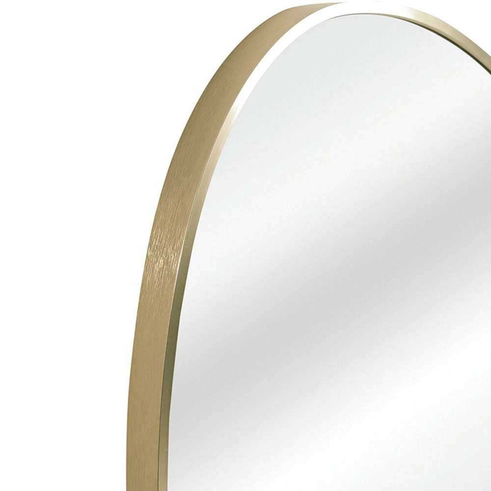 Gold Framed Organic Wall Mirror - Gold Image 6