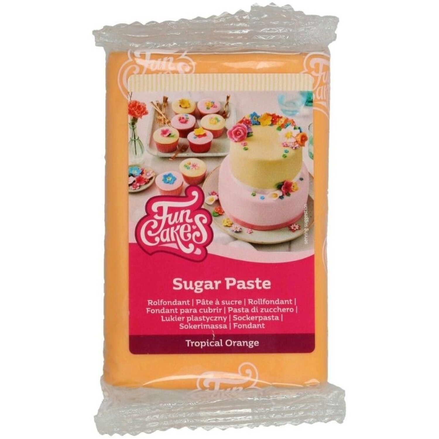 Funcakes Sugar Paste - Tropical Orange Image