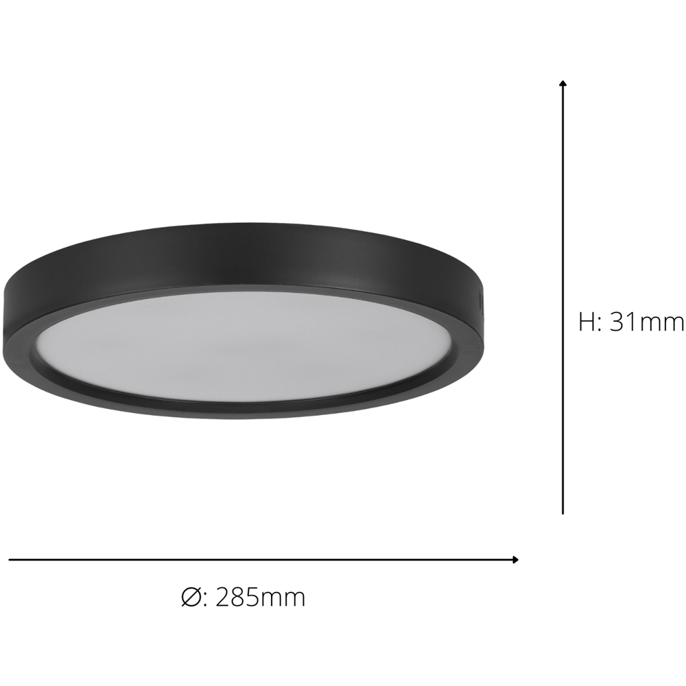 EGLO Idun-E LED Black Ceiling Light Image 4