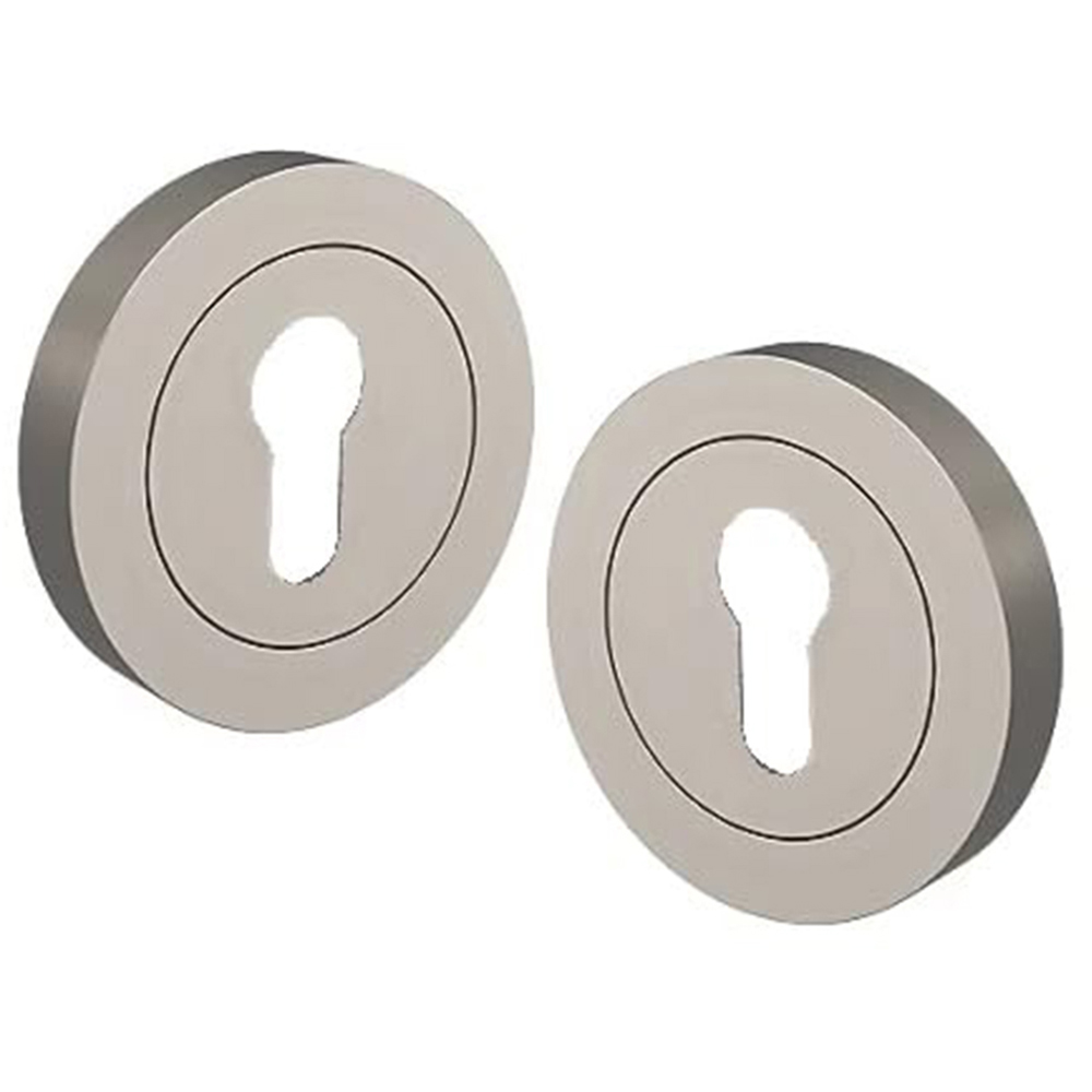 Golden Grace Satin Nickel 3 and 5 Lever Lock Key Hole Image