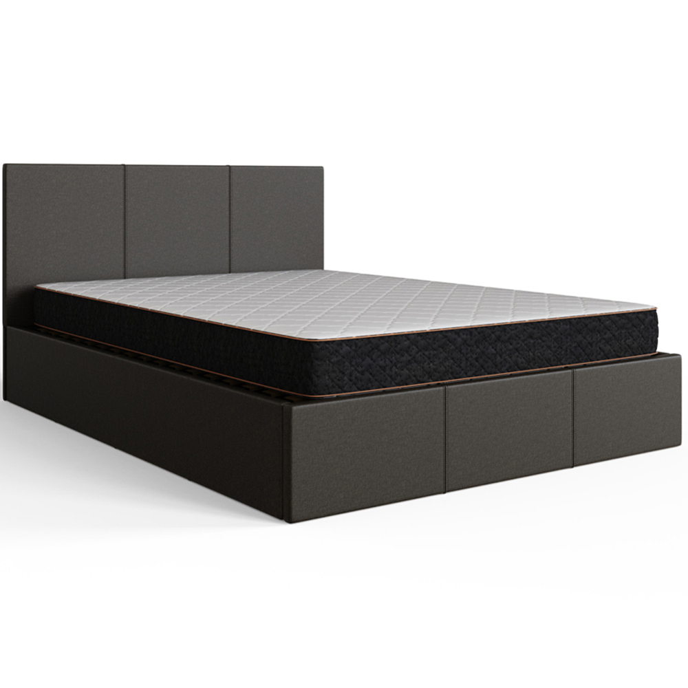 GFW Small Double Grey End Lift Ottoman Bed Image 4