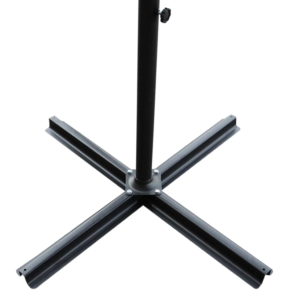 MonsterShop Beige Cantilever Parasol with Square Base 3m Image 4