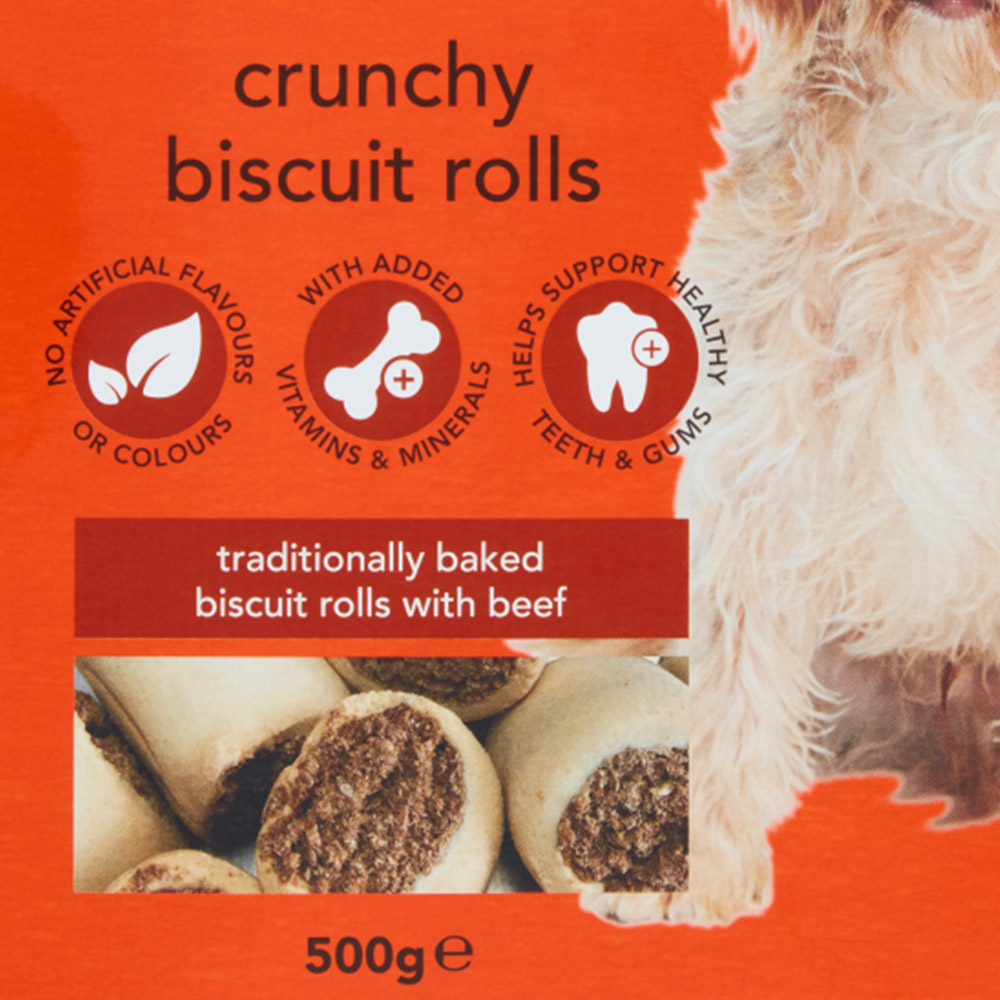 Wilko Marrowbone Rolls Dog Treats 500g Image 3