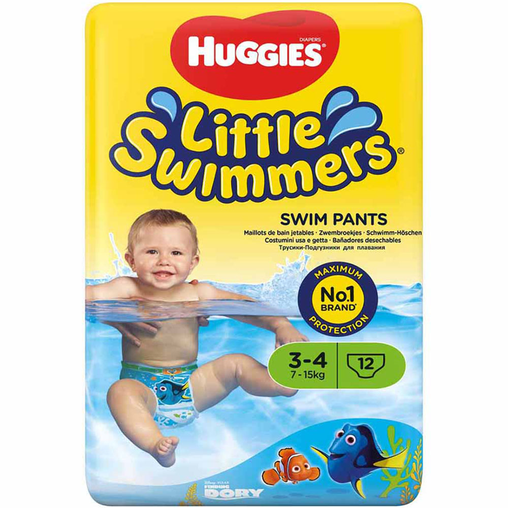 Huggies Little Swimmers Swim Pants Size 3 to 4 Image 2