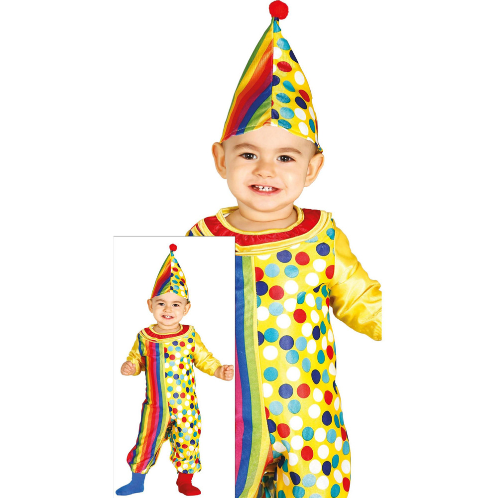 Fiestas Guirca Clown Toddler Multicolour Halloween Costume 12 to 18 Months Image 2