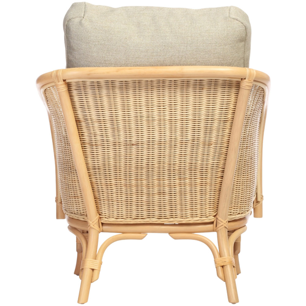 Desser Furniture Royal Roma Sage Natural Rattan Chair Image 5
