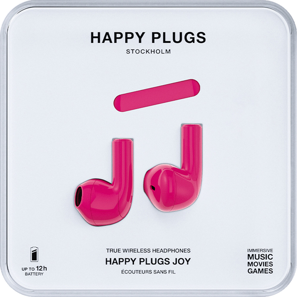 AVF Cerise Happy Plugs Joy True Wireless Earphones Image 6