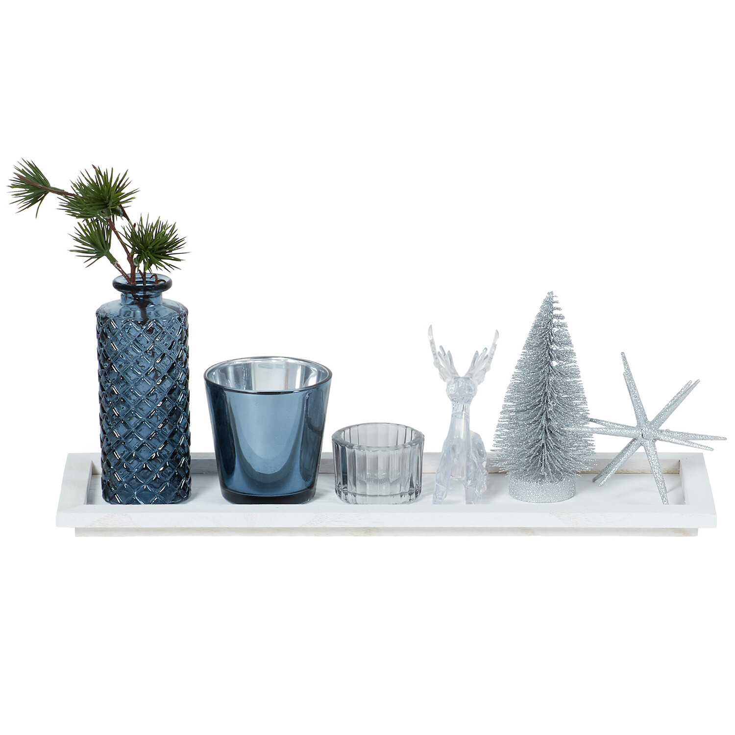 Shimmer Festive Candle Tray Image 4