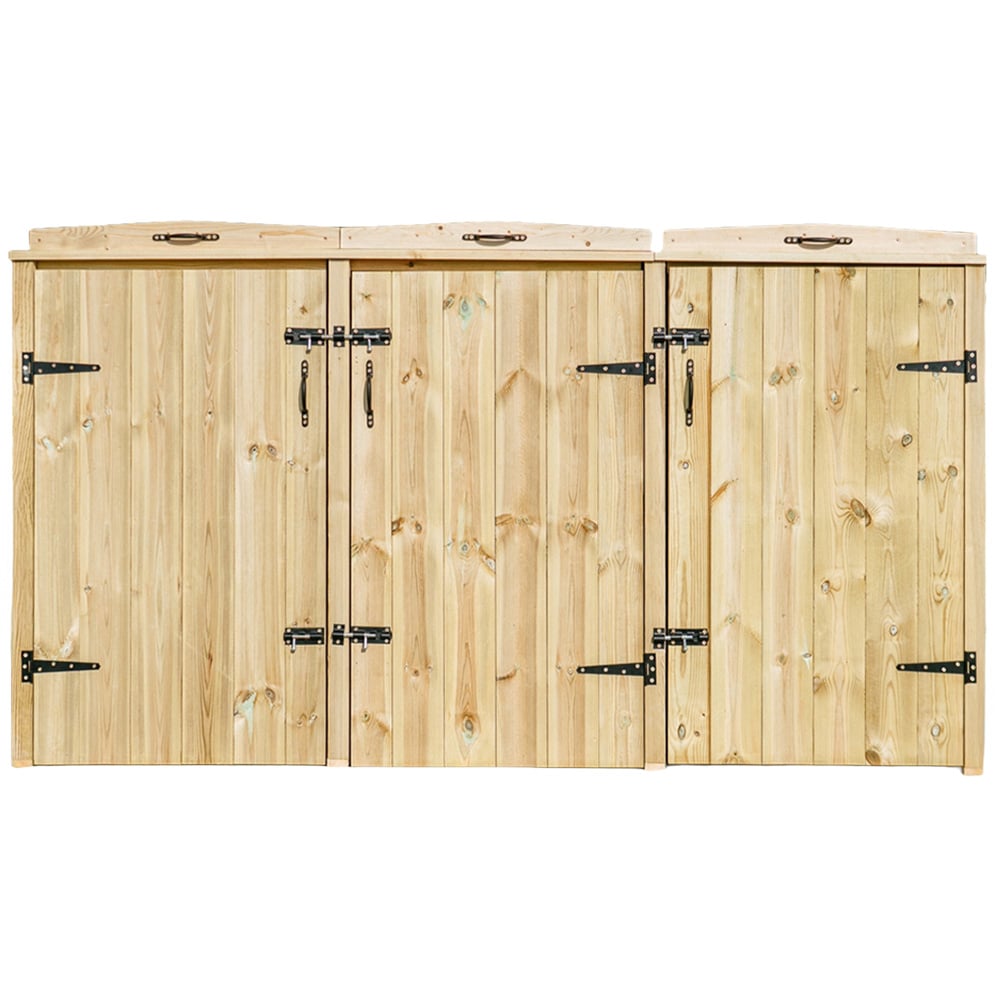 The Garden Village Chatburn 6 Recycle Box Storage Shed Image 1