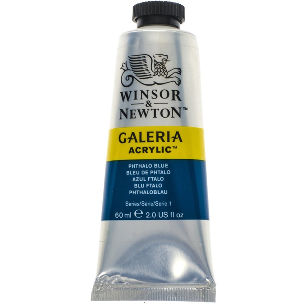 Winsor and Newton 60ml Galeria Acrylic Paint - Phthalo Blue Image