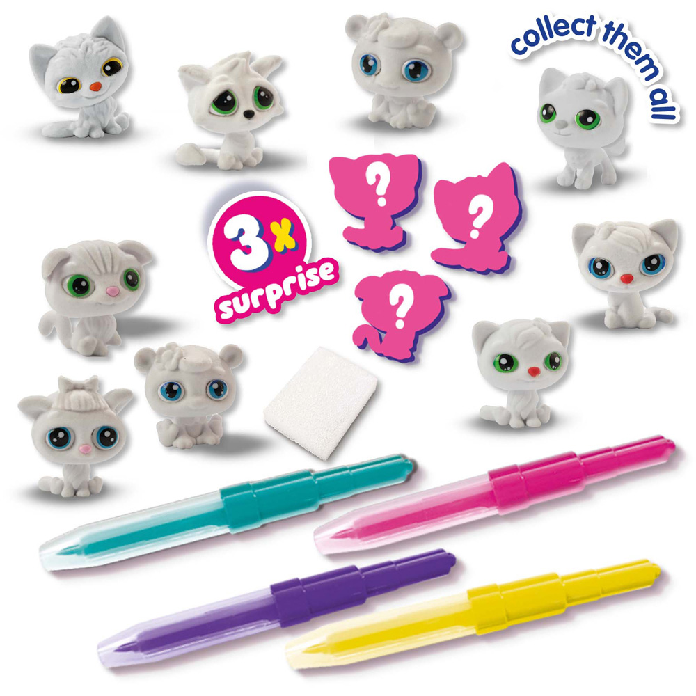SES Creative Kittens Surprise Blow Airbrush Pens Craft Set Image 2