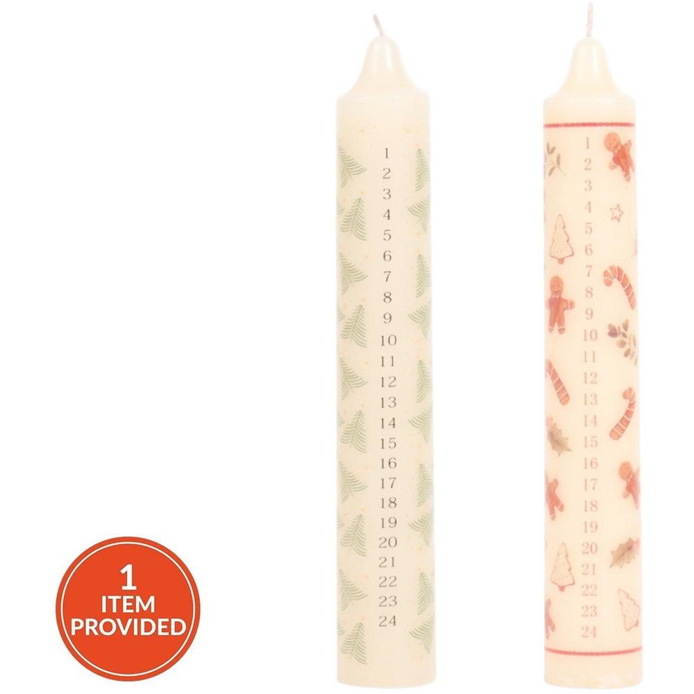 Festive Advent Candle Image 1