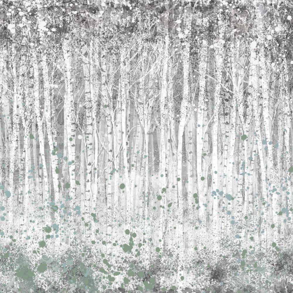 Art For The Home Painterly Woods Wall Mural Image 2