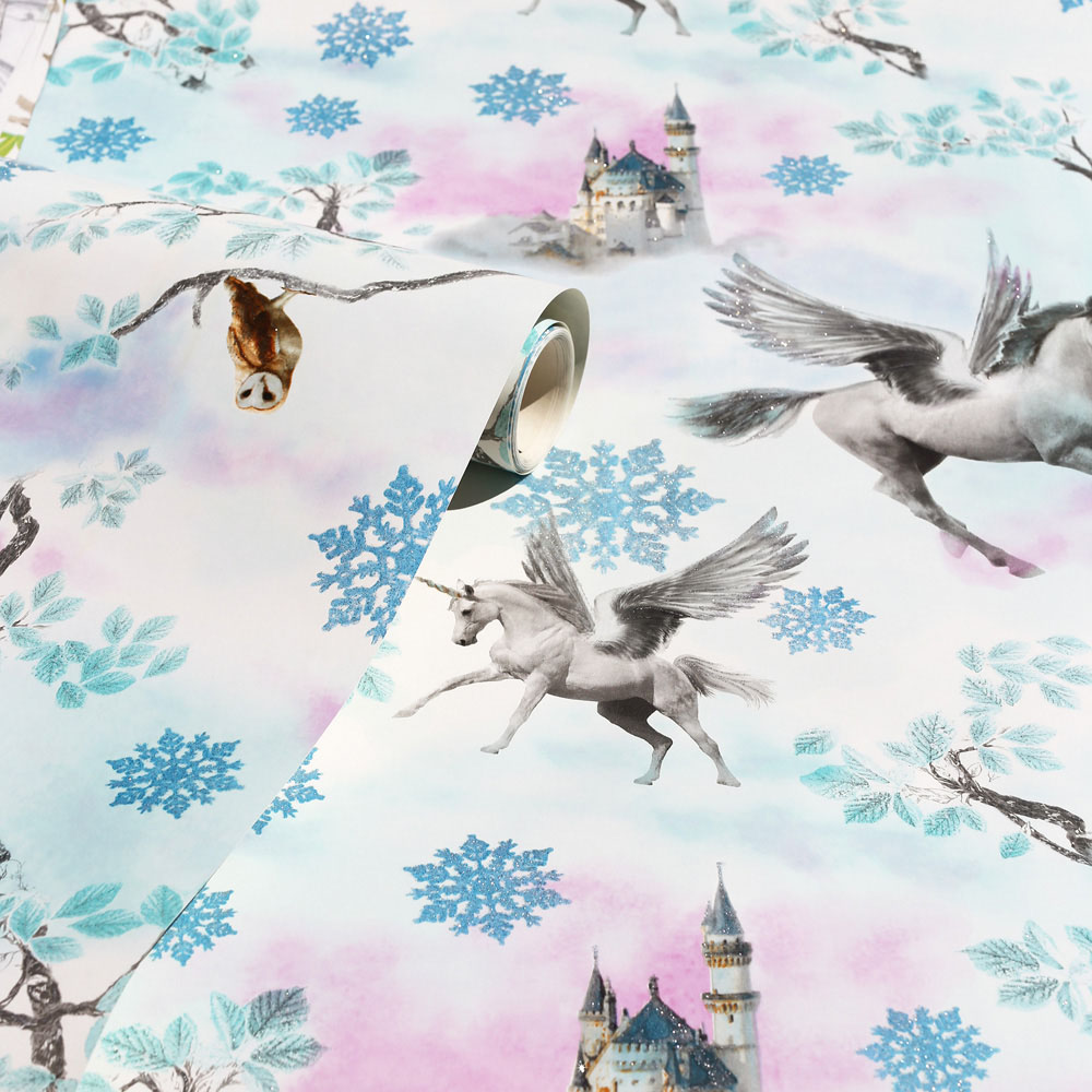 Arthouse Fairytale Ice Blue Wallpaper Image 2
