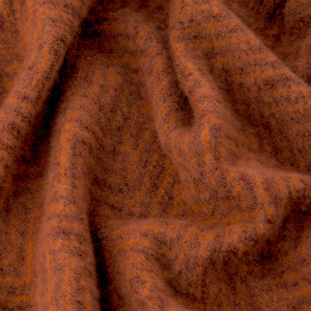 Furn Tweedie Cinnamon Brushed Herringbone Throw 130 x 180cm Image 2