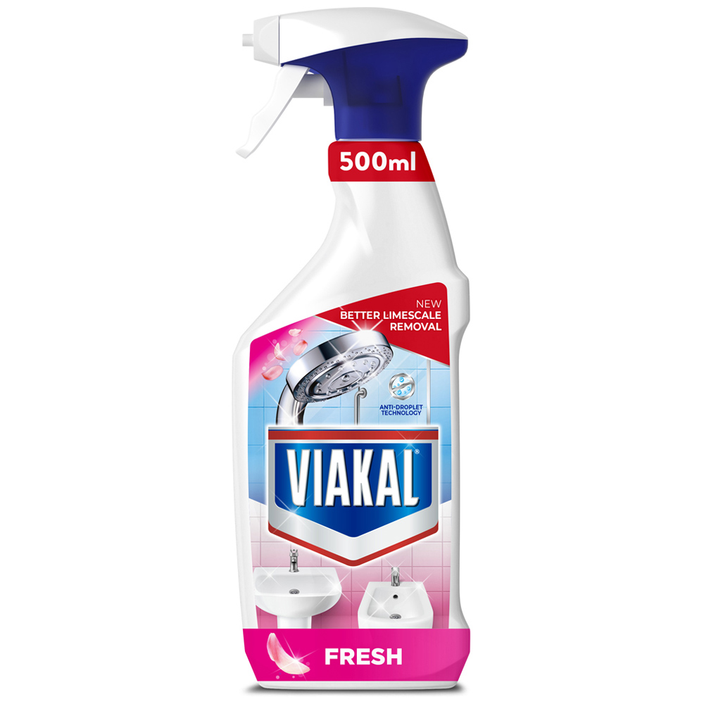 Viakal Limescale Remover Spray with Febreze 500ml Image 1