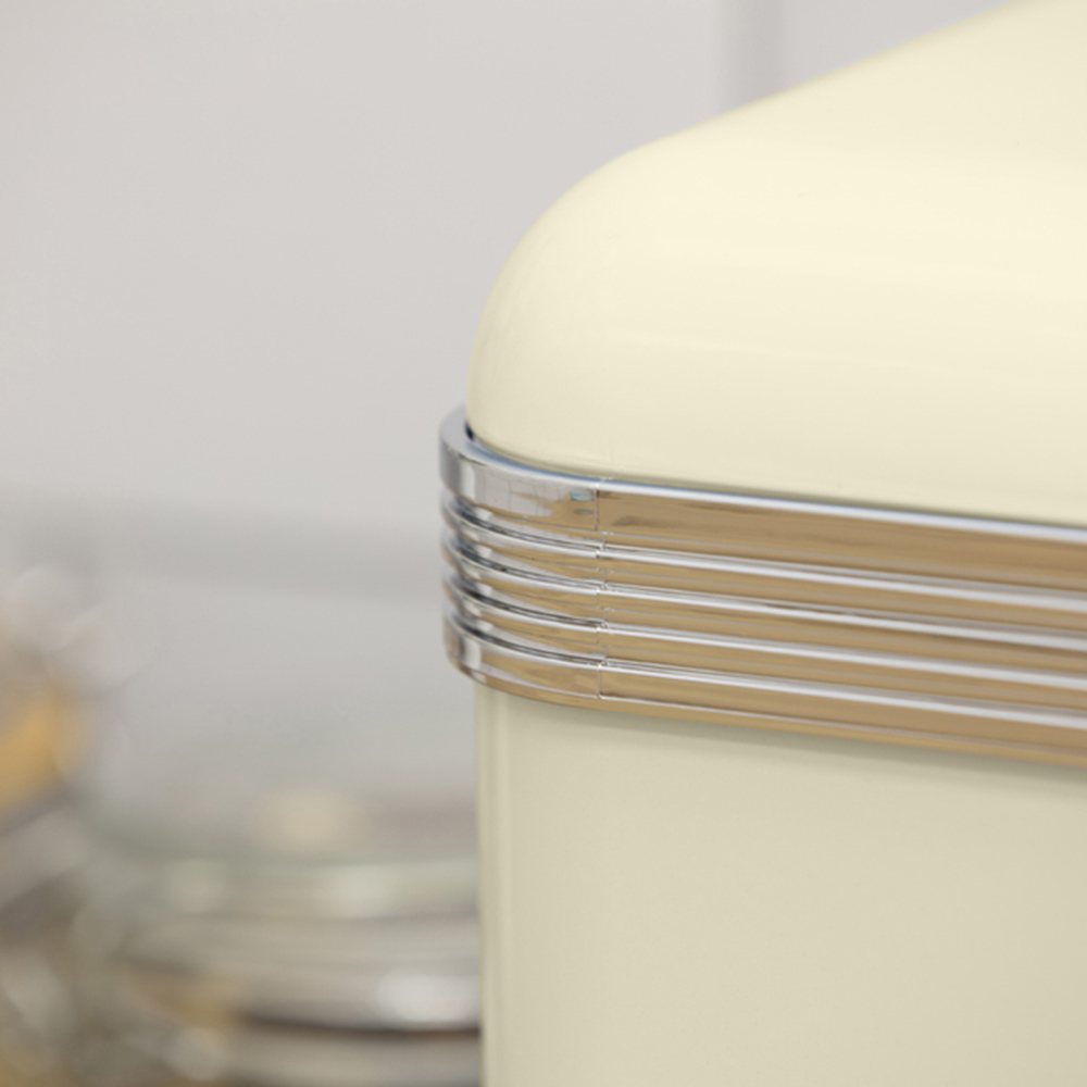 Swan Retro Cream Bread Bin Image 4