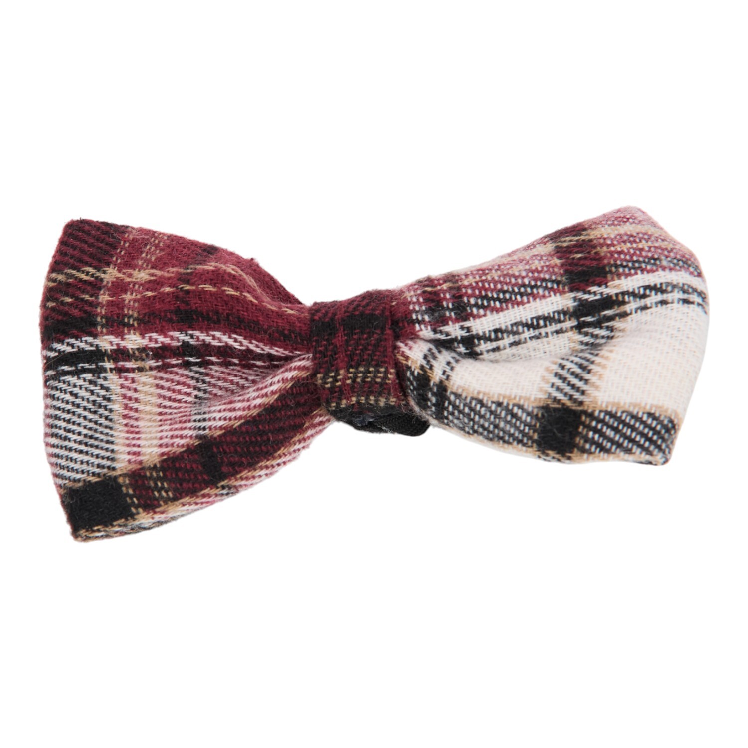 The Country Collection Dog Cap and Bow Maroon Image 4