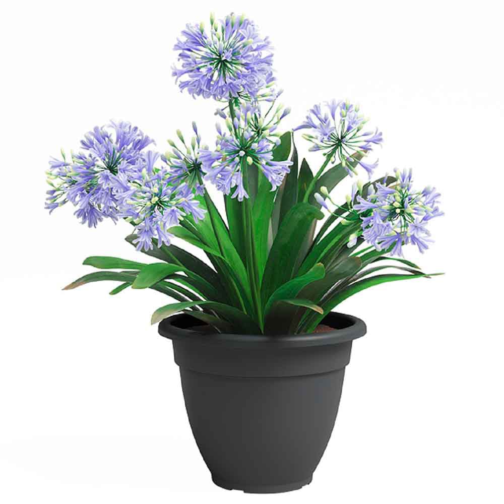 Artevasi Venezia Campana Anthracite Planter 40cm Image 3