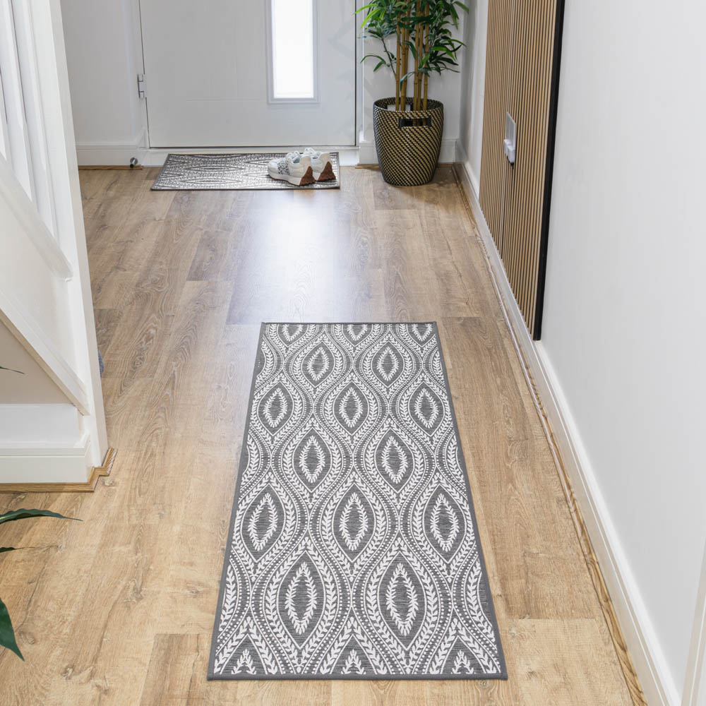 JVL Harmony Eyes Rubber Backed Door Runner 50 x 150cm Image 2