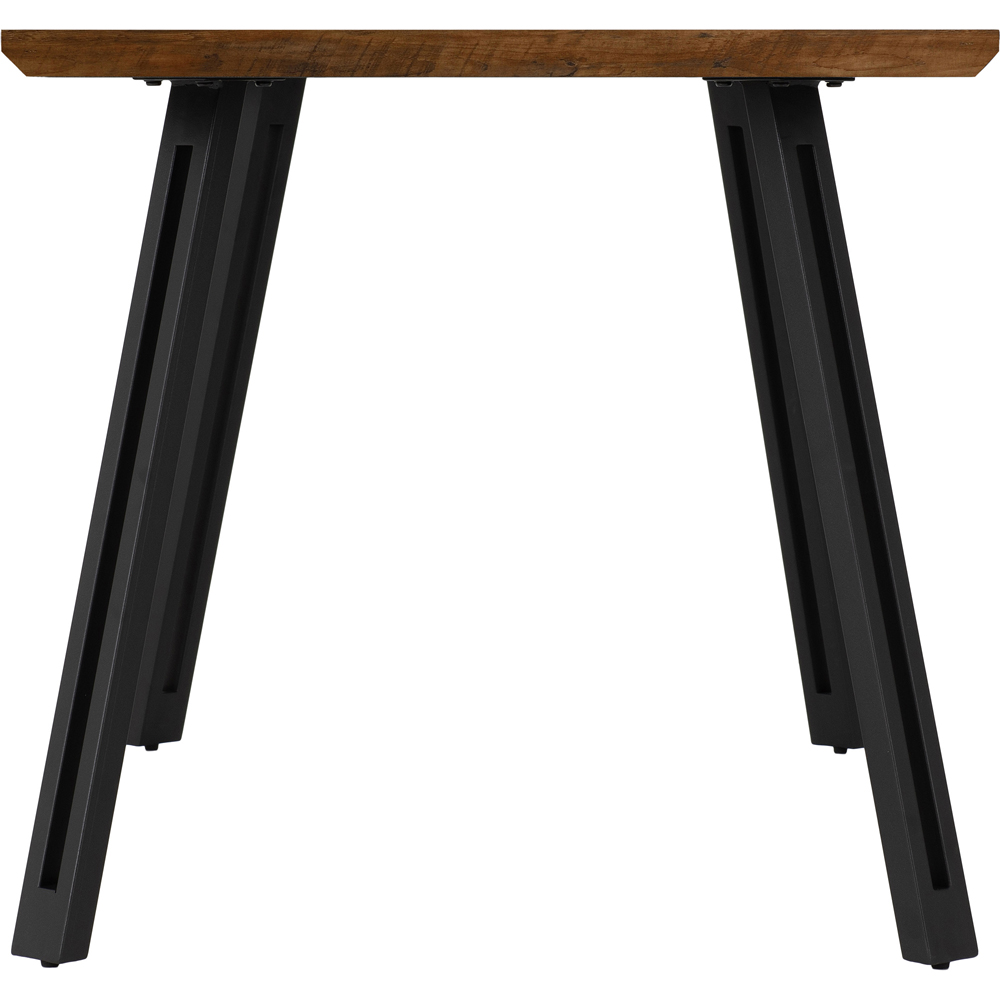 Seconique Quebec Wave Edge Medium Oak Dining Table Image 4