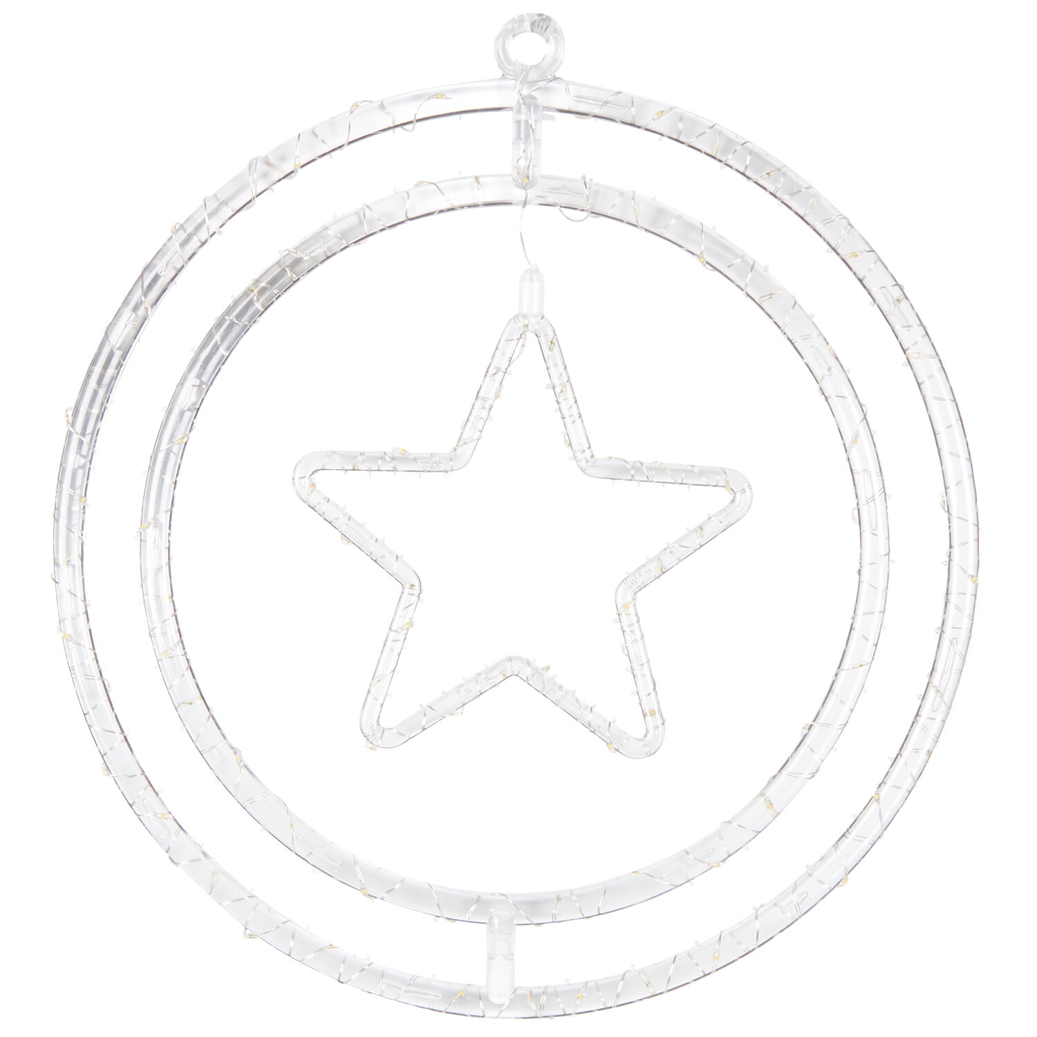 100 LED Hanging Christmas Light White Image 2