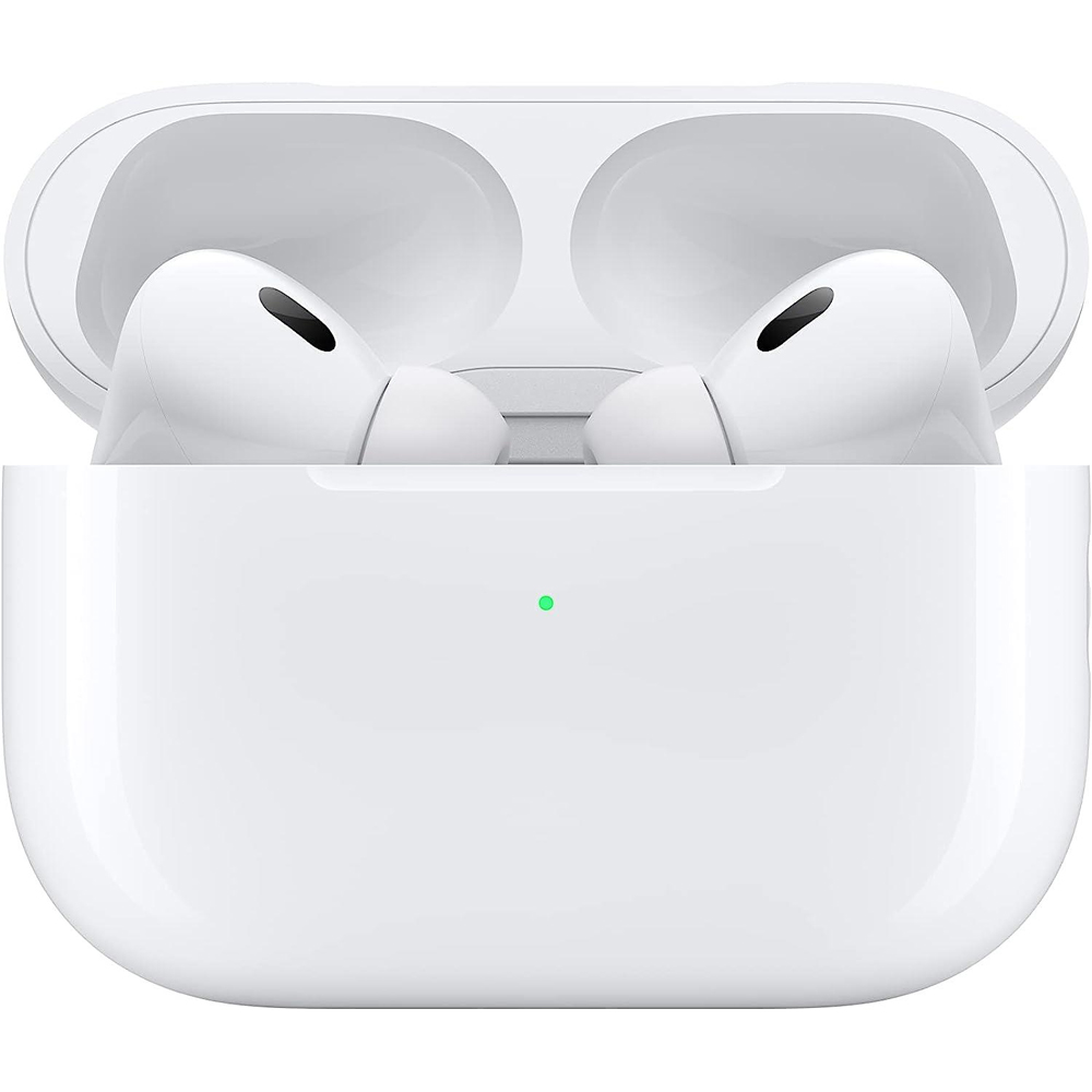 Apple 2nd Gen White AirPods Pro with MagSafe USB-C Charging Case Image 3