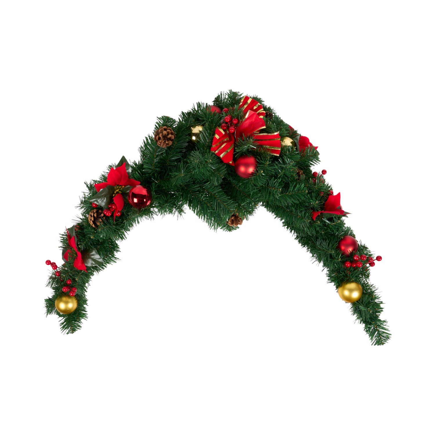 Bow and Bauble Swag Green Image 1