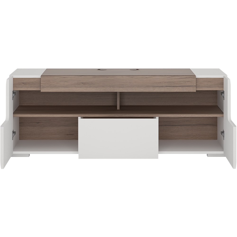 Florence Toronto 2 Door 2 Shelf Wide TV Unit Image 4