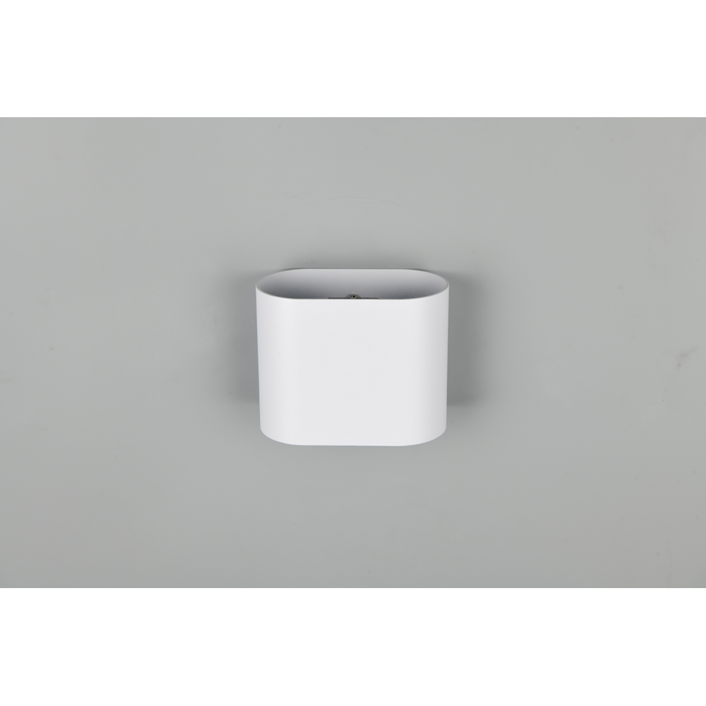 TRIO Alani Matt White Up and Down Wall Light Image 9