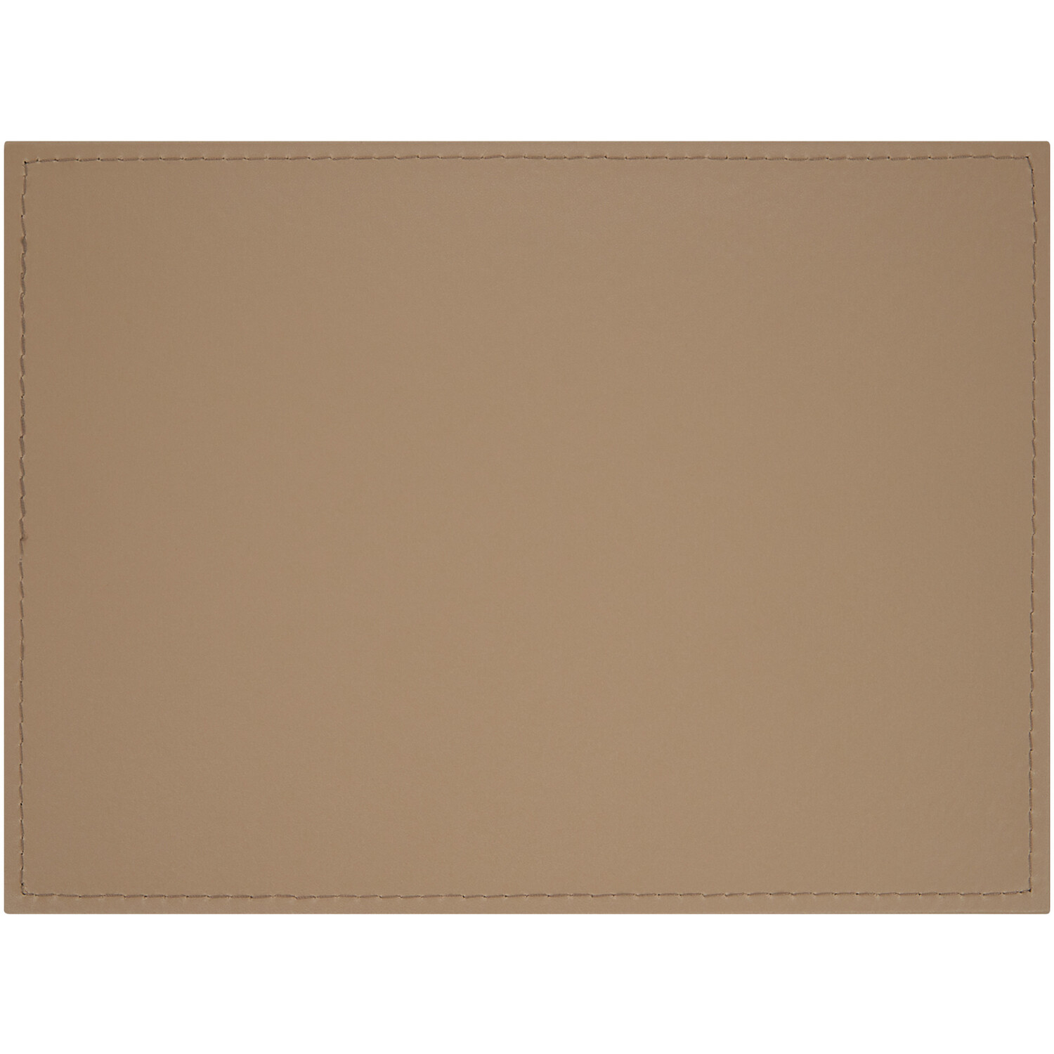 Pack of 4 Soft Touch Linen Effect Placemats - Brown Image 4