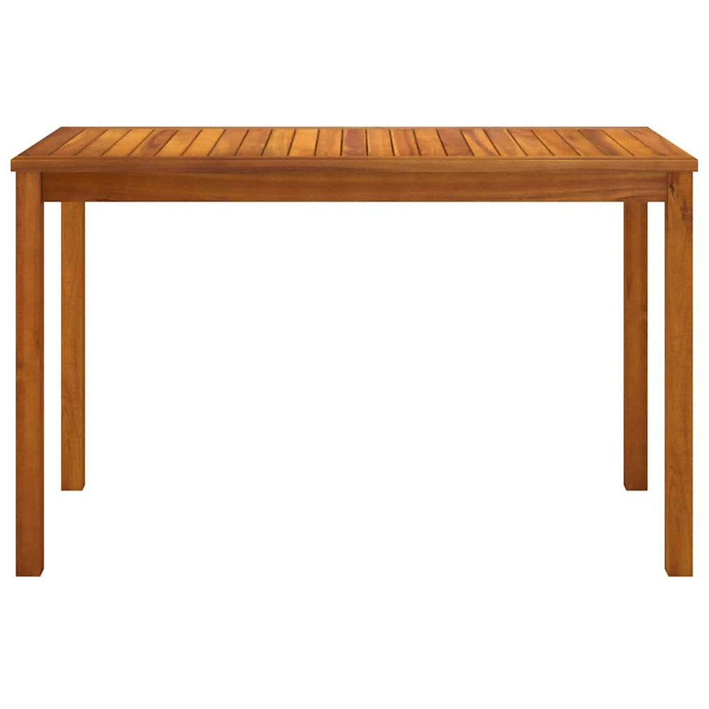Walplus 2 Seater Solid Wood Acacia Garden Table Image 3