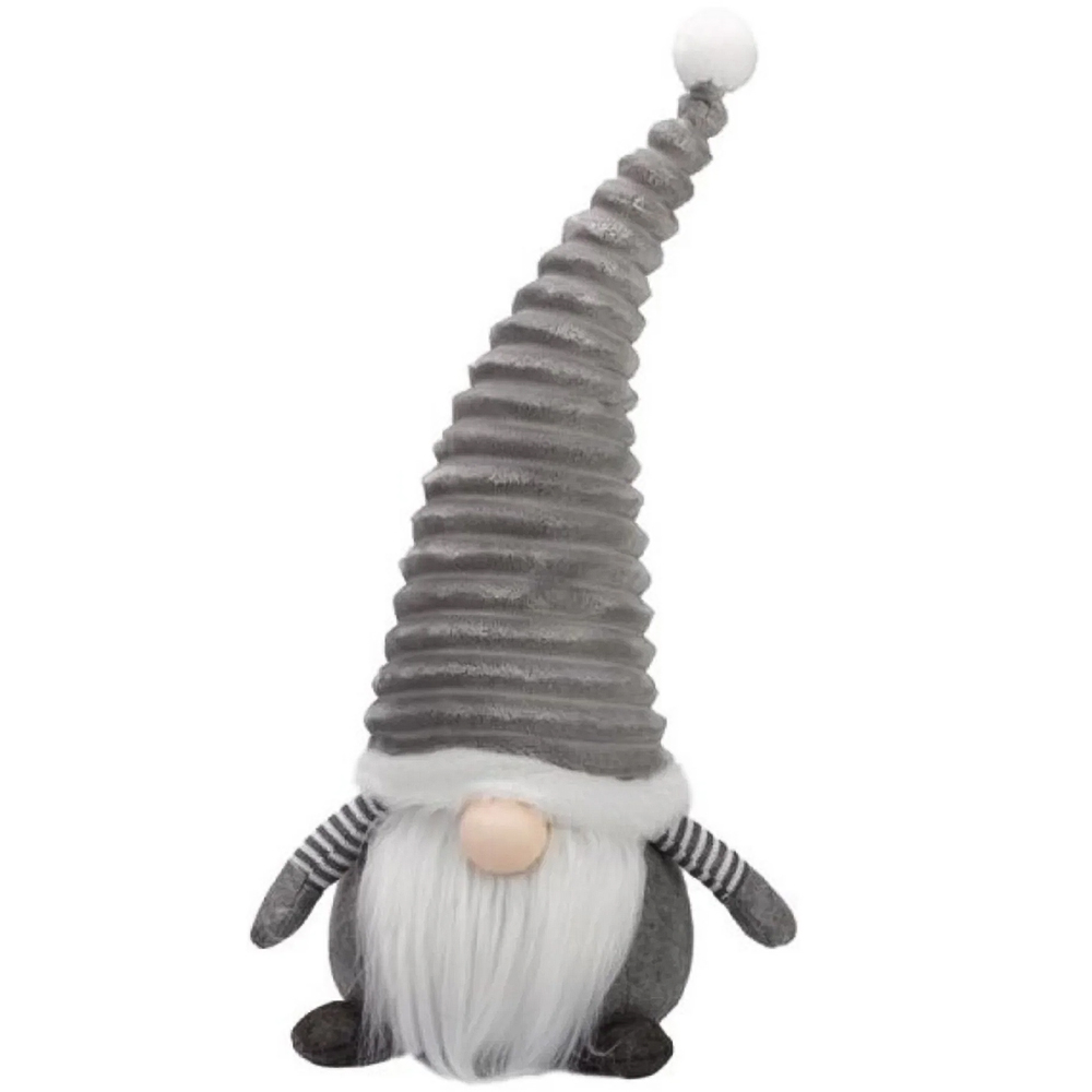 Samuel Alexander Grey Large Sitting Plush Gonk Christmas Decoration 51cm Image 1