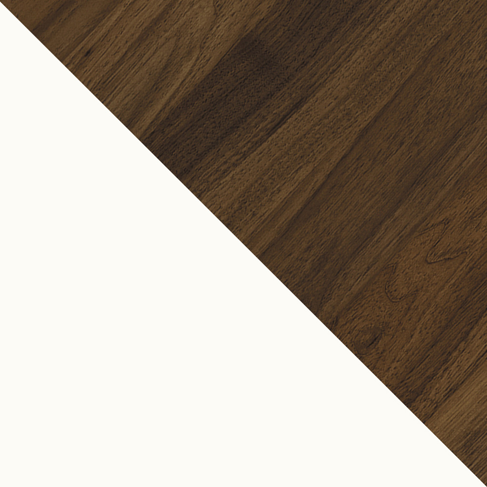 Novogratz Harmony 2 Drawer White and Oak Turntable Stand Image 6